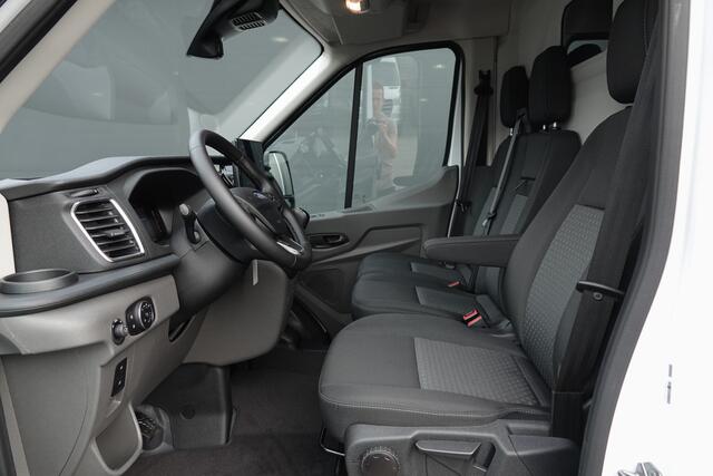 Ford TRANSIT L3H2 2.0Tdci 130Pk | 350 | Trend | Virtual Cockpit | Achteruitrijcamera | 270° Achterdeuren | Frozen White