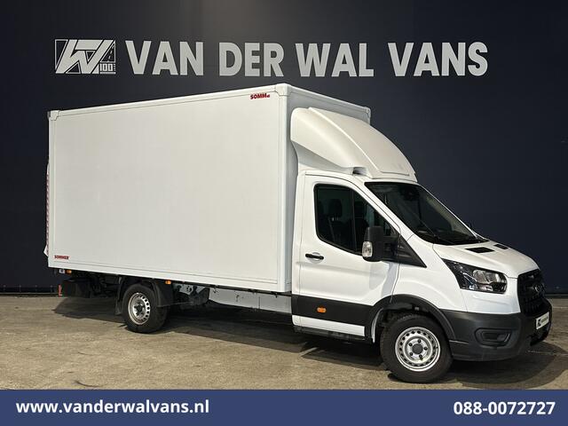 Ford TRANSIT 2.0 TDCI 130pk Bakwagen 221cm hoog Laadklep Euro6 Airco | 3-Zits | Camera Verwarmde voorruit, Bijrijdersbank, 2750kg Trekvermogen