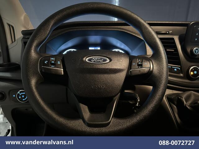 Ford TRANSIT 2.0 TDCI 130pk Bakwagen 221cm hoog Laadklep Euro6 Airco | 3-Zits | Camera Verwarmde voorruit, Bijrijdersbank, 2750kg Trekvermogen