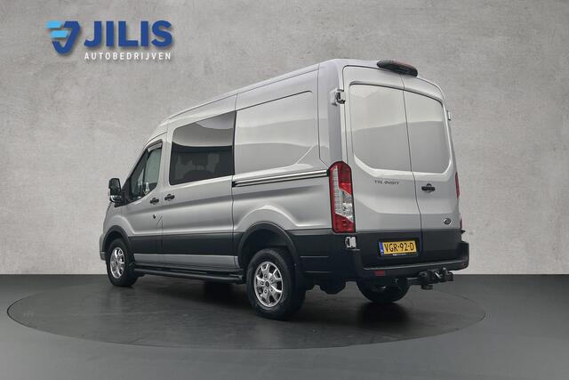 Ford TRANSIT 2.0 TDCI 185 PK Limited dubbel Cabine | Camera | Dubbele schuifdeur | Parkeersensoren | Trekhaak | Adaptieve cruise control | Airco