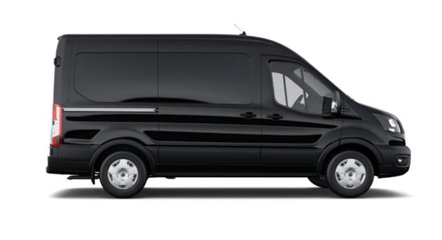 Ford TRANSIT 350 2.0 TDCI 165pk L2H2 Trend Automaat (V802) Camera | Cruise | Trekhaak | Laadruimte pakket | Schuifdeur L+R| KLEUR ZWART