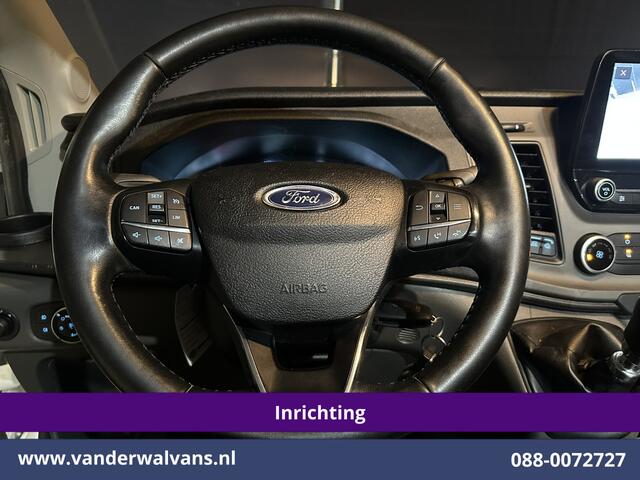 Ford TRANSIT 2.0 TDCI 130pk L4H3 *Post NL inrichting* Euro6 Airco | Camera | Apple Carplay | Android Auto | Cruisecontrol Sidebars, Parkeersensoren, Verwarmde voorruit