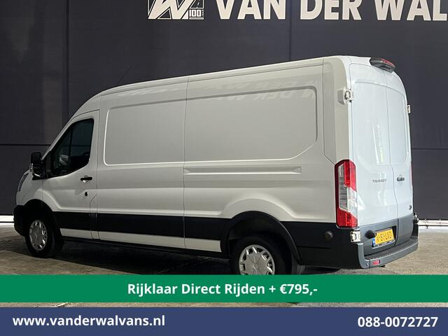 Ford TRANSIT 2.0 TDCI 131pk L3H2 Euro6 *Rijklaar Direct Rijden* Airco | Camera | Navigatie | Apple Carplay | Android Auto | Stoelverwarming Verwarmde voorruit, Cruisecontrol, Parkeersensoren, Elektrisch verstelbare bestuurdersstoel, Bijrijdersbank