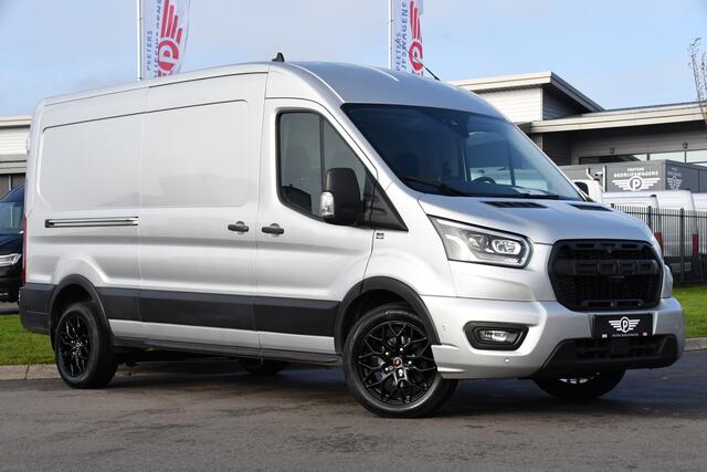Ford TRANSIT 350 2.0 TDCI L3H2 Limited PB Edition Adaptieve Cruise, 360 Camera, Carplay, 185pk, Automaat, Xenon, 2 x Schuifdeur, Uniek!