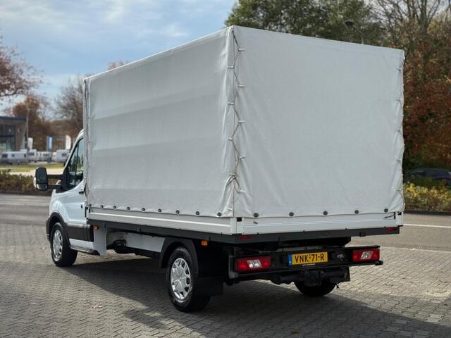 Ford TRANSIT 2.0 TDCI PICK-UP OPEN LAADBAK MET HUIF 1e EIGENAAR