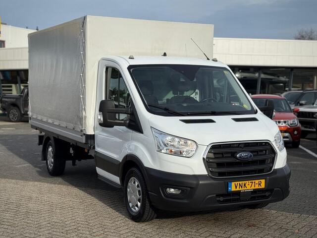 Ford TRANSIT 2.0 TDCI PICK-UP OPEN LAADBAK MET HUIF 1e EIGENAAR