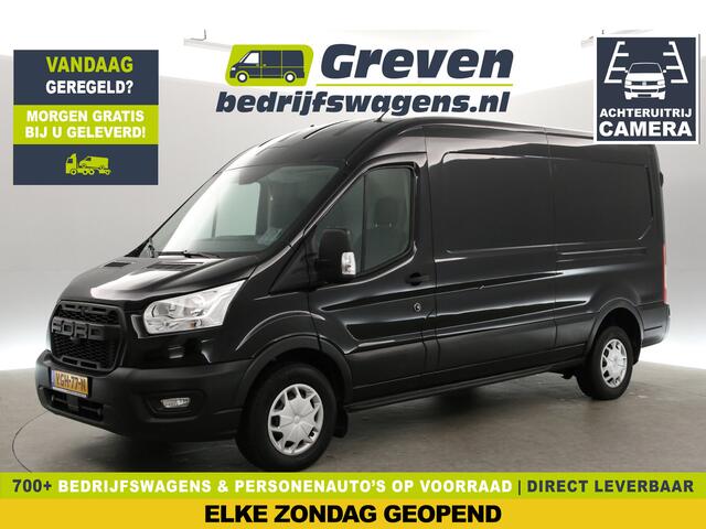 Ford TRANSIT 2.0 TDCI L3H2 | MARGE | Airco | Camera | Cruise | 3-Zits | Trekh. | Parkeersens. | LED