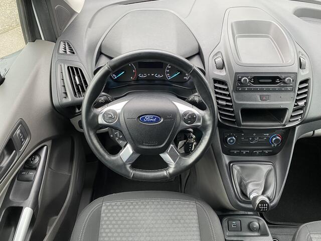 Ford TRANSIT CONNECT 1.5 EcoBlue L1 Trend EURO 6, 6-BAK, 2X SCHUIFDEUR, AIRCO, CRUISE CONTROL, PARKEERSENSOREN V+A, BLUETOOTH-RADIO-USB, ELEK-RAMEN, CENT-VERGRENDELING, NL AUTO