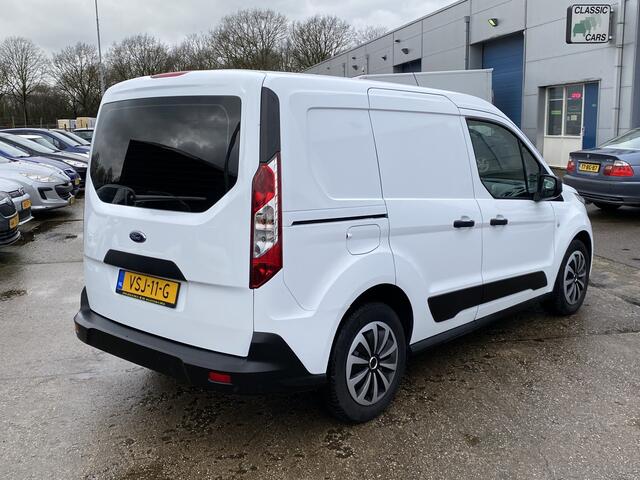 Ford TRANSIT CONNECT 1.5 EcoBlue L1 Trend EURO 6, 6-BAK, 2X SCHUIFDEUR, AIRCO, CRUISE CONTROL, PARKEERSENSOREN V+A, BLUETOOTH-RADIO-USB, ELEK-RAMEN, CENT-VERGRENDELING, NL AUTO