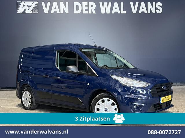 Ford TRANSIT CONNECT 1.5 EcoBlue L1H1 Euro6 Airco | 3-Zits | Camera | Apple Carplay | Android Auto | Cruisecontrol Verwarmde voorruit, Trekhaak, Parkeersensoren, Bijrijdersbank