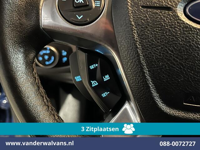 Ford TRANSIT CONNECT 1.5 EcoBlue L1H1 Euro6 Airco | 3-Zits | Camera | Apple Carplay | Android Auto | Cruisecontrol Verwarmde voorruit, Trekhaak, Parkeersensoren, Bijrijdersbank