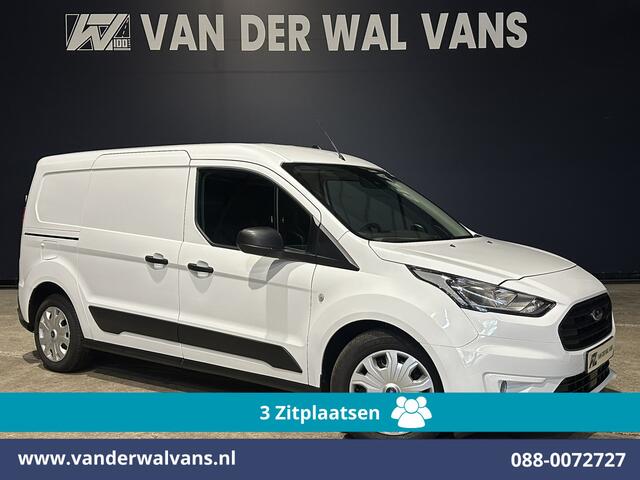 Ford TRANSIT CONNECT 1.5 EcoBlue 100pk L2H1 Euro6 Airco | 3-Zits | Cruisecontrol | Stoelverwarming | Verwarmde voorruit Parkeersensoren, Bijrijdersbank