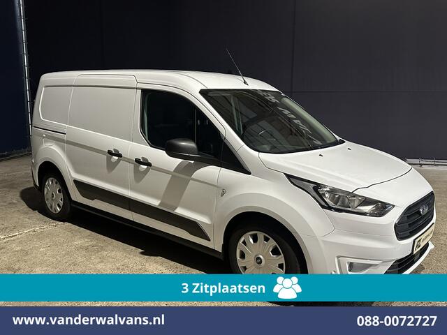 Ford TRANSIT CONNECT 1.5 EcoBlue 100pk L2H1 Euro6 Airco | 3-Zits | Cruisecontrol | Stoelverwarming | Verwarmde voorruit Parkeersensoren, Bijrijdersbank