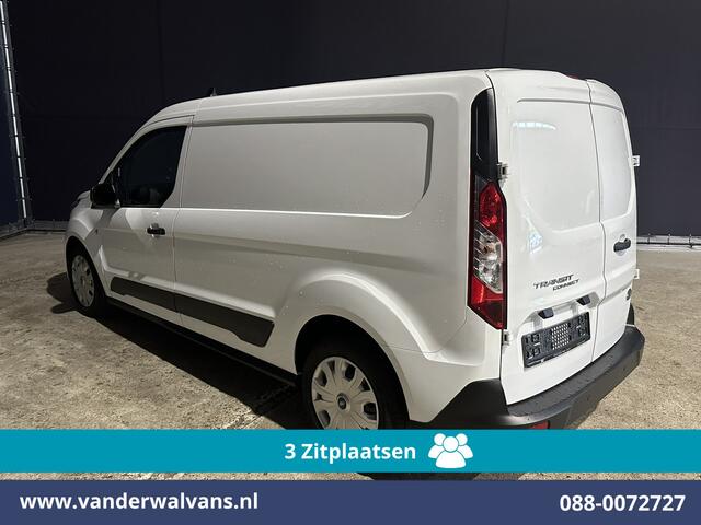 Ford TRANSIT CONNECT 1.5 EcoBlue 100pk L2H1 Euro6 Airco | 3-Zits | Cruisecontrol | Stoelverwarming | Verwarmde voorruit Parkeersensoren, Bijrijdersbank