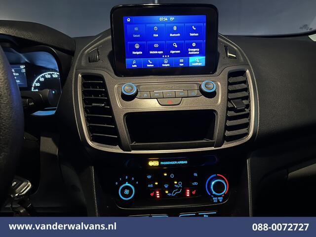 Ford TRANSIT CONNECT 1.5 EcoBlue 120pk L2H1 Euro6 Airco | Apple Carplay | Camera | Navigatie | Stoelverwarming 1500kg trekvermogen, zijdeur, verwarmde voorruit, parkeersensoren