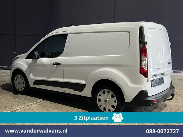 Ford TRANSIT CONNECT 1.5 EcoBlue 101pk L1H1 Euro6 Airco | 3-Zits | Trekhaak | Stoelverwarming | Verwarmde voorruit Parkeersensoren, Bijrijdersbank