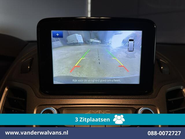 Ford TRANSIT CONNECT 1.5 EcoBlue 100pk L2H1 Euro6 Airco | 3-Zits | Camera | Navigatie | Verwarmde voorruit Parkeersensoren, Bijrijdersbank