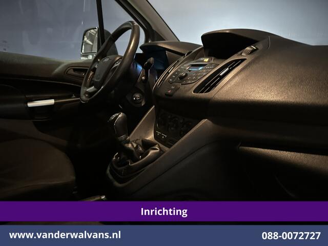 Ford TRANSIT CONNECT 1.5 TDCI 101pk L1H1 Inrichting Euro6 Airco | 3-Zits | Cruisecontrol | Trekhaak Verwarmde voorruit, Bijrijdersbank