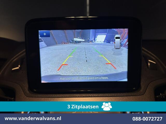 Ford TRANSIT CONNECT 1.5 EcoBlue 120pk L2H1 Euro6 Airco | 3-Zits | Camera | Navigatie | Android Auto | Stoelverwarming Verwarmde voorruit, Parkeersensoren, Bijrijdersbank