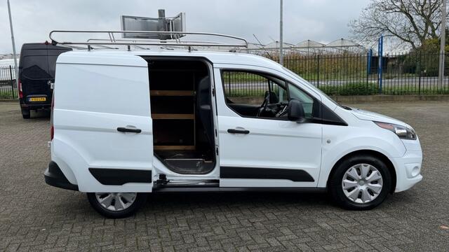 Ford TRANSIT CONNECT 1.5 TDCI 55KW 75PK EURO 6 BIJRIJDERSBANK 3 ZITS/ AIRCO/ RVS IMPERIAAL/ TREKHAAK/