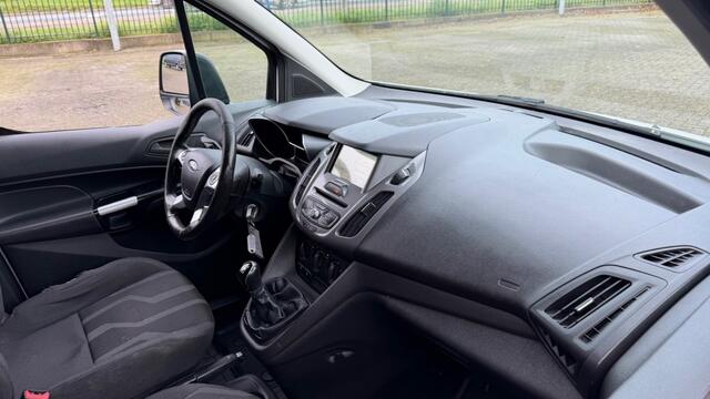 Ford TRANSIT CONNECT 1.5 TDCI 55KW 75PK EURO 6 BIJRIJDERSBANK 3 ZITS/ AIRCO/ RVS IMPERIAAL/ TREKHAAK/