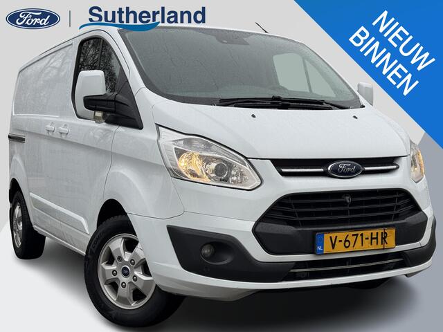Ford TRANSIT CUSTOM 270 2.0 TDCI L1H1 Limited 130pk | Achteruitrijcamera | Cruise control | Trekhaak | 3 zits | Navigatie | Bluetooth