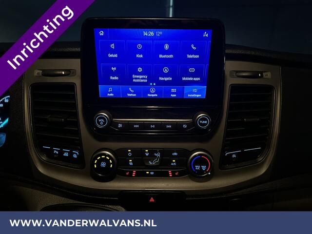 Ford TRANSIT CUSTOM 2.0 TDCI 130pk L1H1 inrichting Euro6 Airco | Camera | Navigatie | LED | Cruisecontrol Parkeersensoren, Stoelverwarming, Verwarmde voorruit, Bijrijdersbank