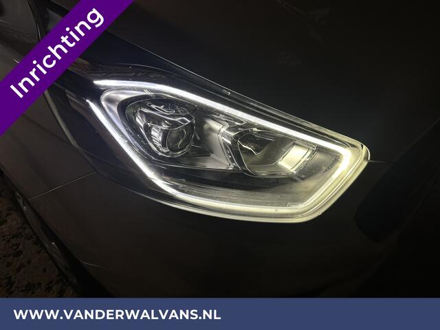 Ford TRANSIT CUSTOM 2.0 TDCI 130pk L1H1 inrichting Euro6 Airco | Camera | Navigatie | LED | Cruisecontrol Parkeersensoren, Stoelverwarming, Verwarmde voorruit, Bijrijdersbank