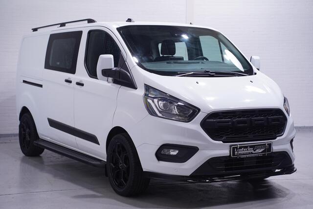 Ford TRANSIT CUSTOM 2.0 TDCI 130 pk Dubbel Cabine Edition 6-Zits Navi, Camera, 18" LMV, Raptor Grille, Treeplanken