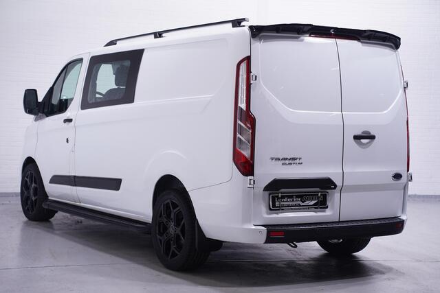 Ford TRANSIT CUSTOM 2.0 TDCI 130 pk Dubbel Cabine Edition 6-Zits Navi, Camera, 18" LMV, Raptor Grille, Treeplanken