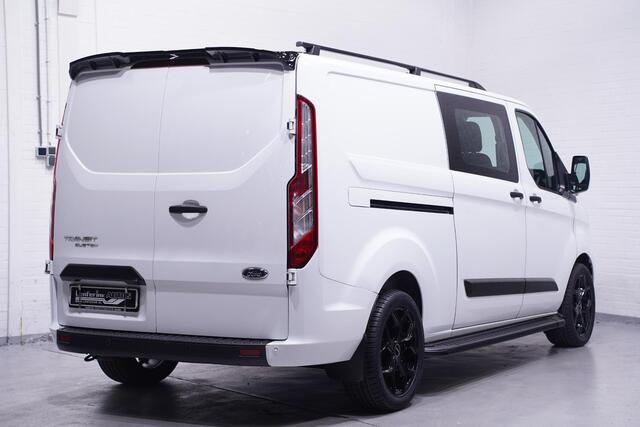 Ford TRANSIT CUSTOM 2.0 TDCI 130 pk Dubbel Cabine Edition 6-Zits Navi, Camera, 18" LMV, Raptor Grille, Treeplanken