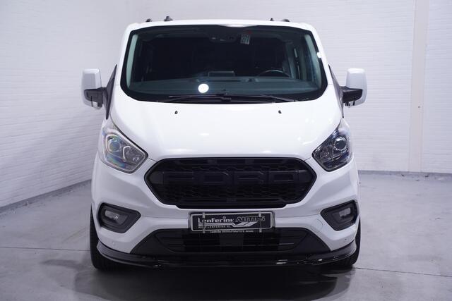 Ford TRANSIT CUSTOM 2.0 TDCI 130 pk Dubbel Cabine Edition 6-Zits Navi, Camera, 18" LMV, Raptor Grille, Treeplanken