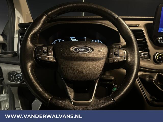 Ford TRANSIT CUSTOM 2.0 TDCI 131pk L2H1 Euro6 Airco | Navigatie | LED | Cruisecontrol | Trekhaak Android Auto, Verwarmde voorruit, Parkeersensoren, Bijrijdersbank