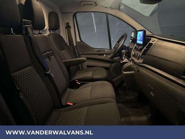 Ford TRANSIT CUSTOM 2.0 TDCI 131pk L2H1 Euro6 Airco | Navigatie | LED | Cruisecontrol | Trekhaak Android Auto, Verwarmde voorruit, Parkeersensoren, Bijrijdersbank