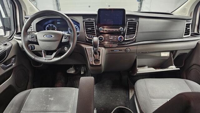 Ford TRANSIT CUSTOM 340 2.0 TDCI L2H1 Limted | 170pk Automaat | Dubbele Cabine | DC | Dubbele Schuifdeur incl. privacy glass | Standkachel | Stoelverwarming | Xenon Koplampen | Trekhaak | Camera