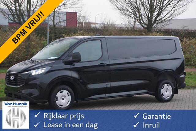 Ford TRANSIT CUSTOM 300L 136PK Trend AUT BPM VRIJ!! 13" Sync Navi, Cam, Adap. Cruise, 2740KG Trekgewicht!! NR. 836