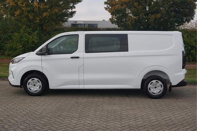 Ford TRANSIT CUSTOM 320L 150PK Trend Dubbel Cabine BPM VRIJ!! 13" Sync4 Apple CP/Android A. Cam, LED!! NR. 841