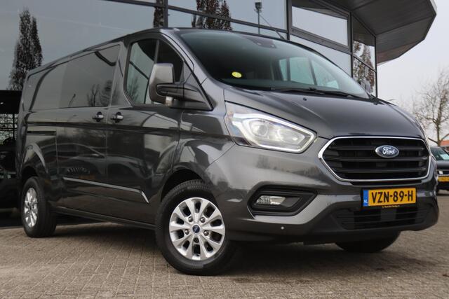 Ford TRANSIT CUSTOM 2.0 TDCI 130 PK AUT. L2H1 DUBBEL CABINE LIMITED | 2 SCHUIFDEUREN | TREKHAAK | CAMERA | STOELVERW. |