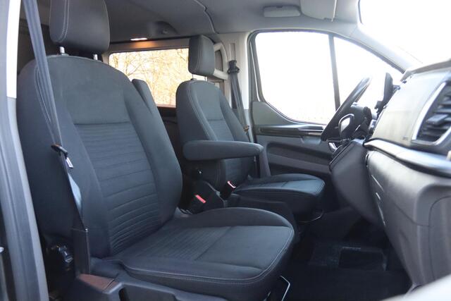 Ford TRANSIT CUSTOM 2.0 TDCI 130 PK AUT. L2H1 DUBBEL CABINE LIMITED | 2 SCHUIFDEUREN | TREKHAAK | CAMERA | STOELVERW. |