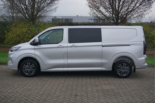 Ford TRANSIT CUSTOM 300L 170PK DC Limited AUT BPM VRIJ!! Navi, ACC, Trekhaak, 360° Cam, 17" LM, Elec. Schuifdeur!! NR. 720