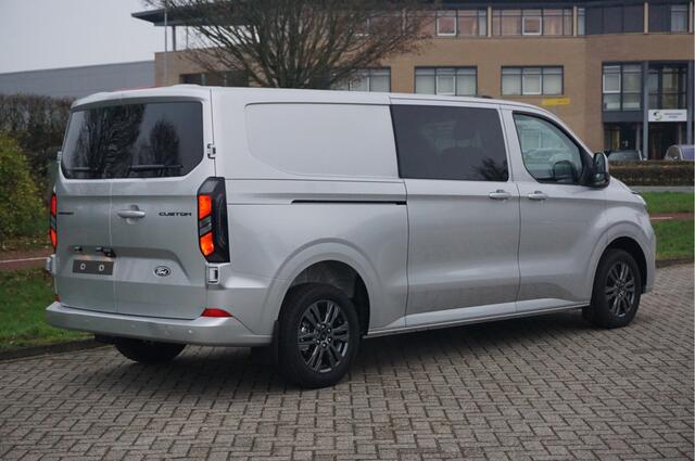 Ford TRANSIT CUSTOM 300L 170PK DC Limited AUT BPM VRIJ!! Navi, ACC, Trekhaak, 360° Cam, 17" LM, Elec. Schuifdeur!! NR. 720