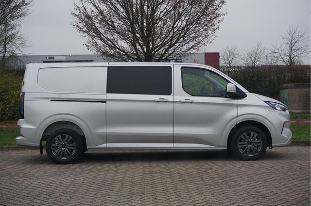 Ford TRANSIT CUSTOM 300L 170PK DC Limited AUT BPM VRIJ!! Navi, ACC, Trekhaak, 360° Cam, 17" LM, Elec. Schuifdeur!! NR. 720