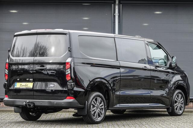 Ford TRANSIT CUSTOM L2H1 Dubbel Cabine 2.0Tdci 150Pk | Trend 320 | Achteruitrijcamera | 2xSchuifdeur | Trekhaak | 17'' | Agate Black