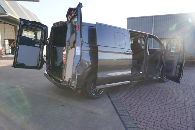 Ford TRANSIT CUSTOM 320L 2.0 TDCI 170PK L2H1 Limited DC Automaat Schuifdeur links en rechts | Airco | Adap.Cruise | Navi | Camera