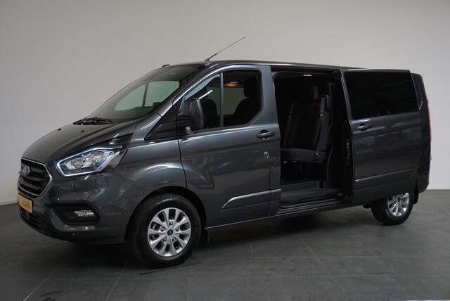 Ford TRANSIT CUSTOM 300 2.0 TDCI L2H1 Limited Dubbele Cabine Automaat Navi Airco 2x schuifdeuren Trekhaak Parkeersensoren Carplay