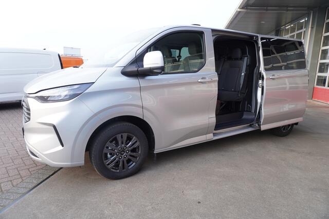 Ford TRANSIT CUSTOM 320L 2.0 TDCI 170PK L2H1 Limited DubbelCabine Automaat nr. V062 | Schuifdeur links en rechts | Airco | Adap.Cruise | Navi | Camera