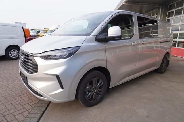 Ford TRANSIT CUSTOM 320L 2.0 TDCI 170PK L2H1 Limited DubbelCabine Automaat nr. V062 | Schuifdeur links en rechts | Airco | Adap.Cruise | Navi | Camera