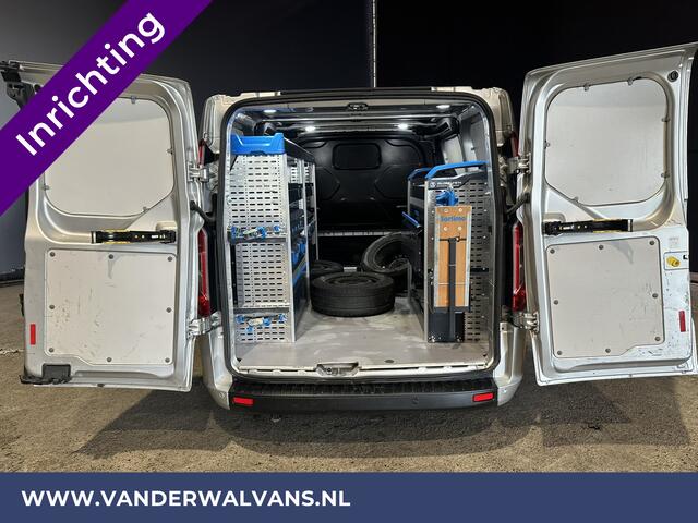Ford TRANSIT CUSTOM 2.0 TDCI 131pk L1H1 inrichting Euro6 Airco | Camera | LED | Apple Carplay | Cruisecontrol Parkeersensoren, Bijrijdersbank, 2500kg trekvermogen, stoelverwarming, verwarmde voorruit