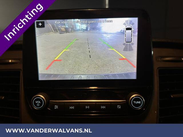 Ford TRANSIT CUSTOM 2.0 TDCI 131pk L1H1 inrichting Euro6 Airco | Camera | LED | Apple Carplay | Cruisecontrol Parkeersensoren, Bijrijdersbank, 2500kg trekvermogen, stoelverwarming, verwarmde voorruit