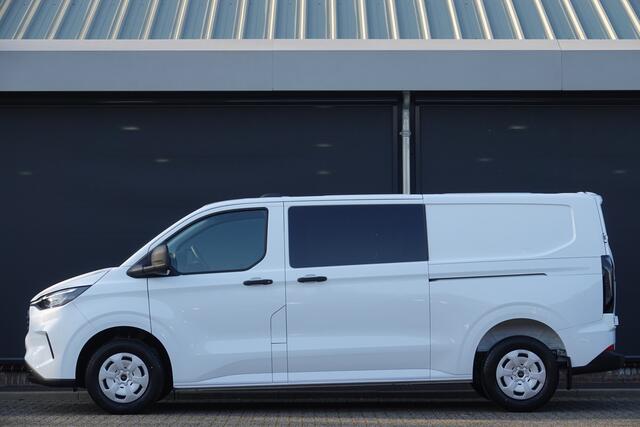 Ford TRANSIT CUSTOM L2H1 Dubbel Cabine 2.0Tdci 150Pk | Trend 320 | Achteruitrijcamera | 2xSchuifdeur | Frozen White